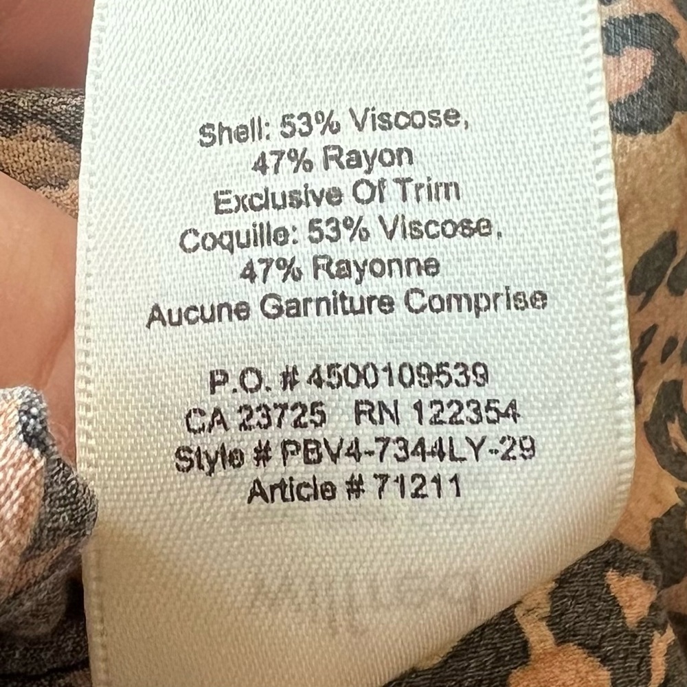 Aritzia Wilfred Leopard Midi Skirt (Size 8) - Picture 5 of 5